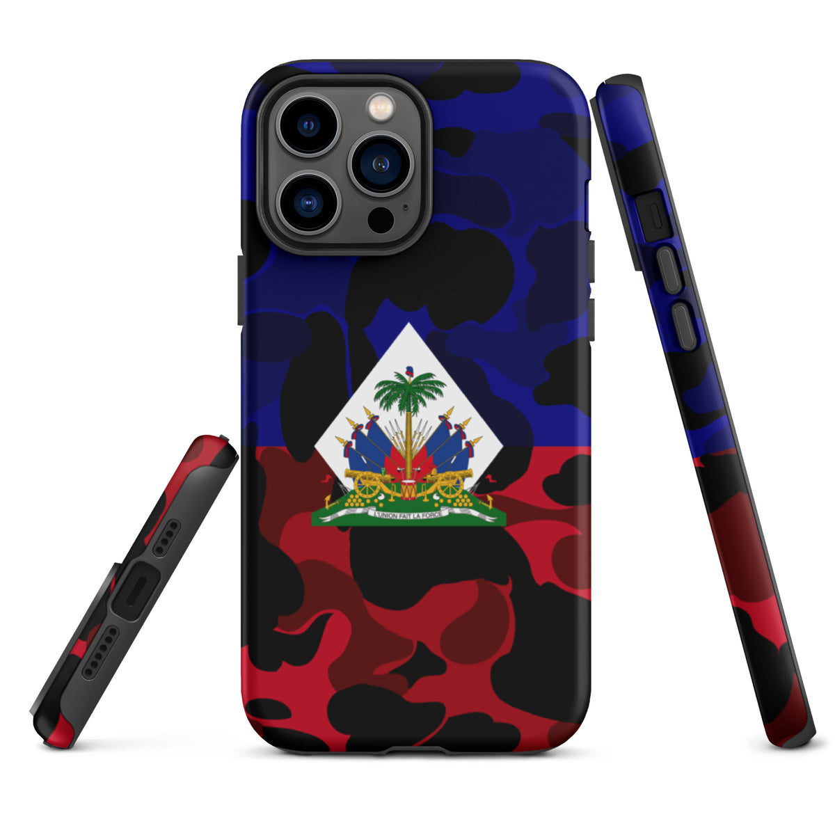 Haiti Tough iPhone Case – Camo Flag
