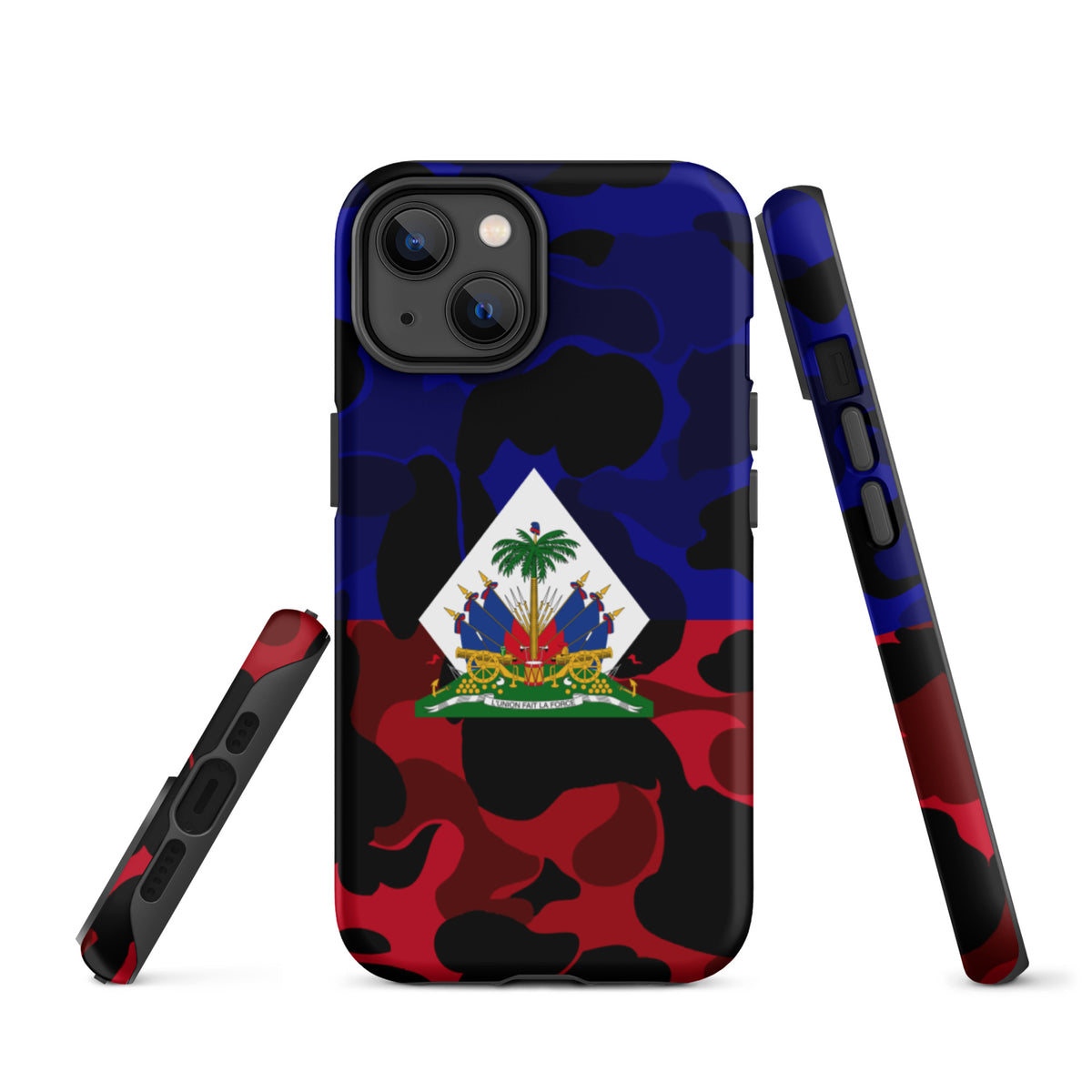 Haiti Tough iPhone Case – Camo Flag