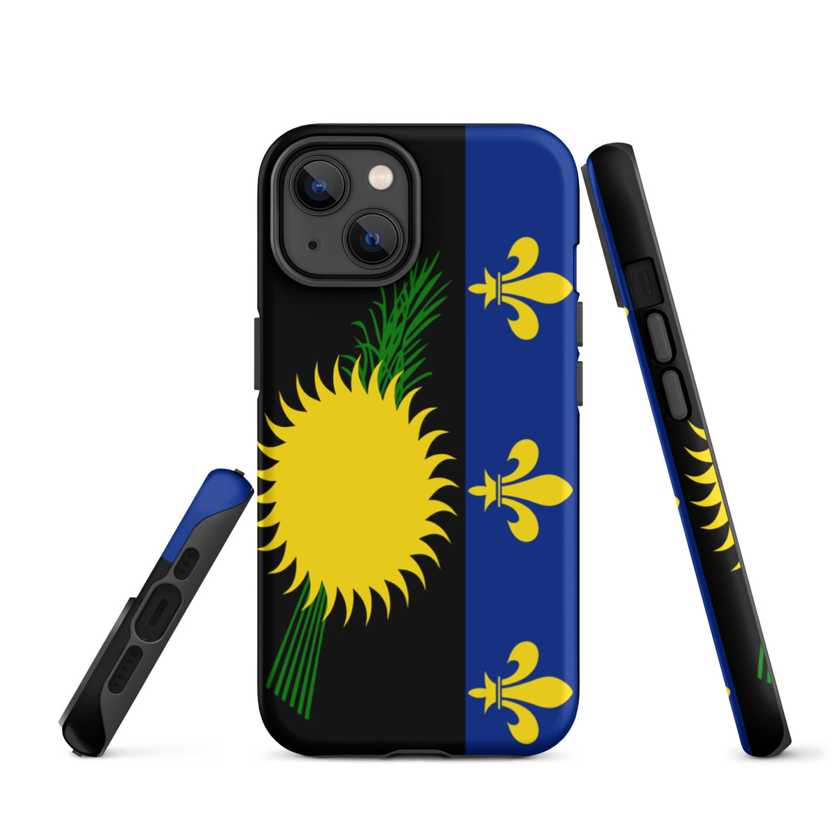 Guadeloupe Tough iPhone Case – Black Sun