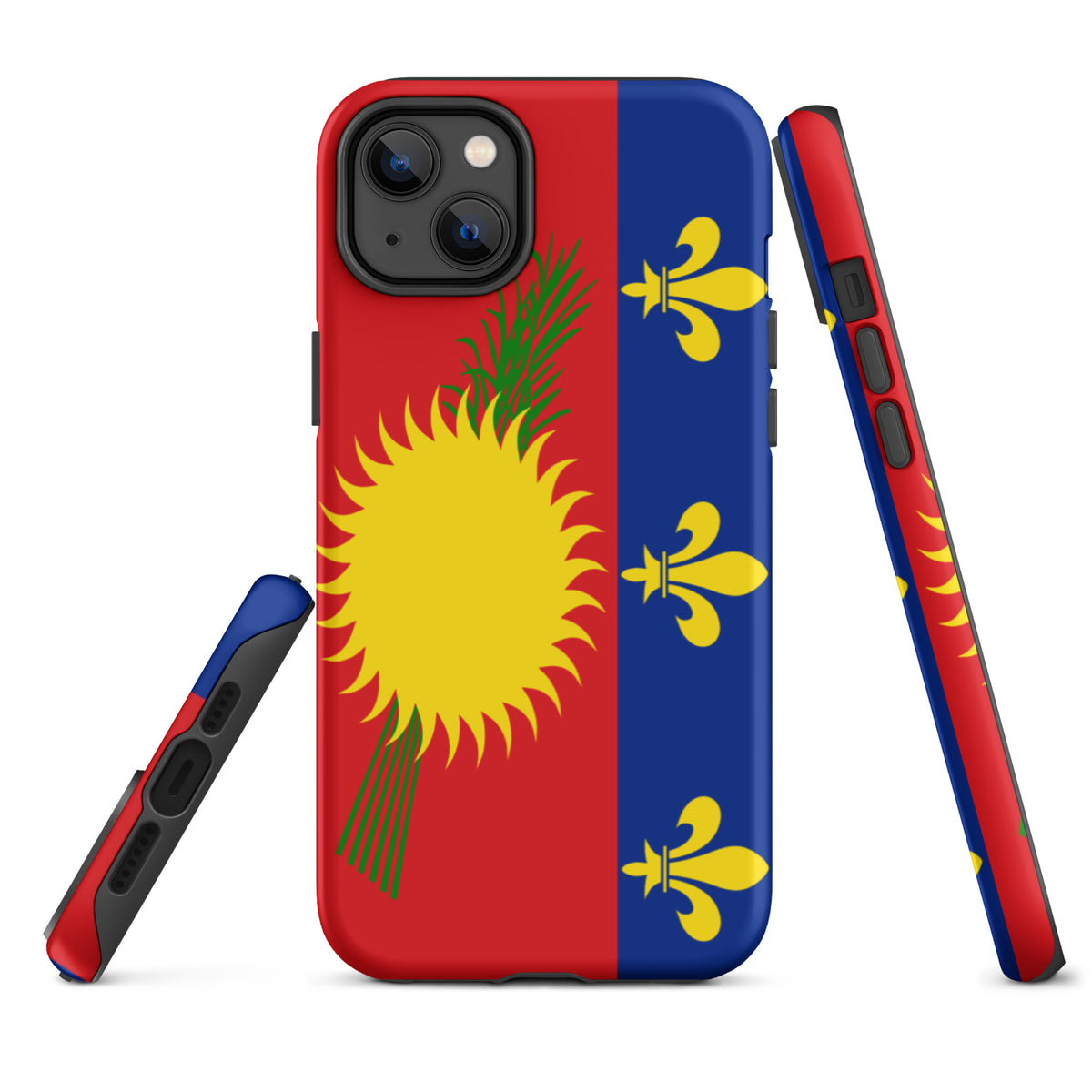 Guadeloupe Tough iPhone Case – Red Sun