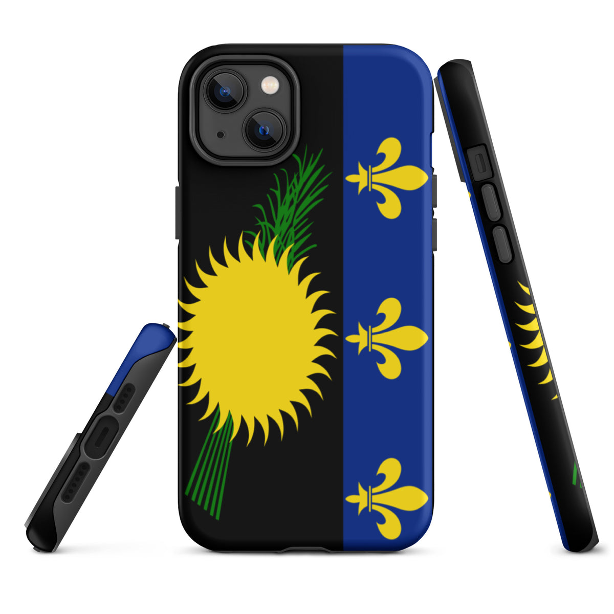 Guadeloupe Tough iPhone Case – Black Sun