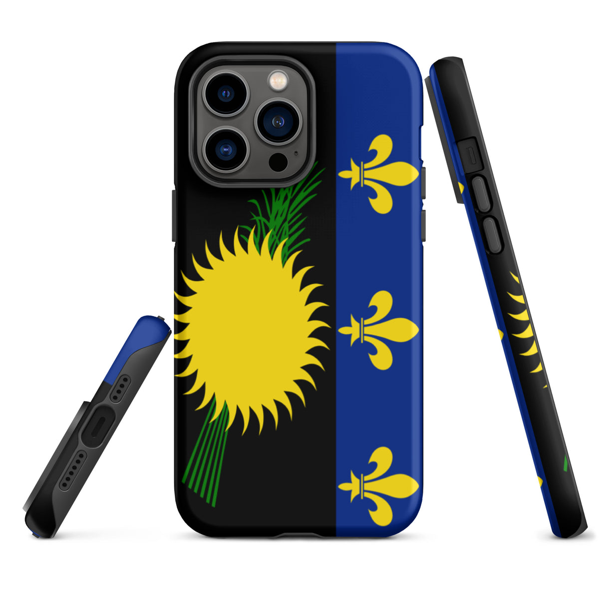 Guadeloupe Tough iPhone Case – Black Sun
