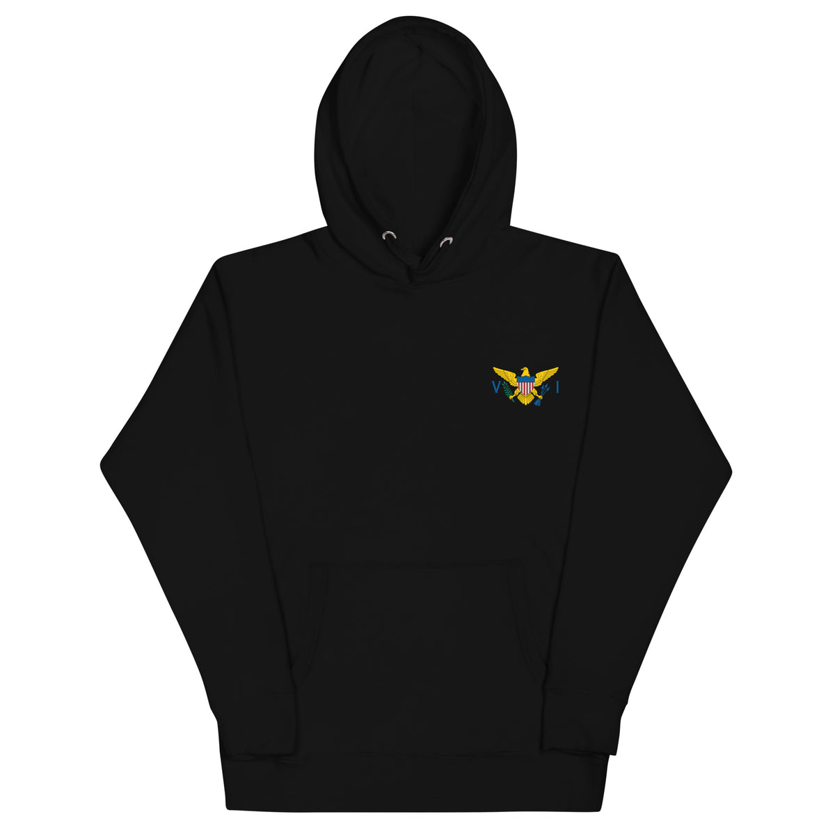 US Virgin Islands Unisex Hoodie – Left Chest Crest