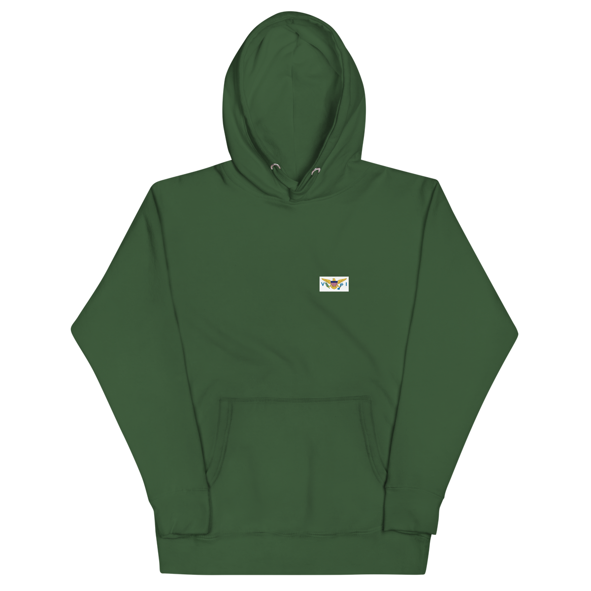 US Virgin Islands Unisex Hoodie – Center Crest