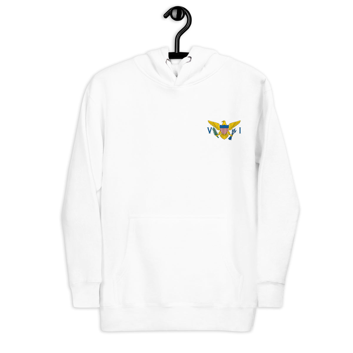 US Virgin Islands Unisex Hoodie – Left Chest Crest