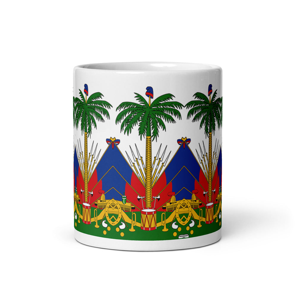 HAITI WHITE GLOSSY MUG