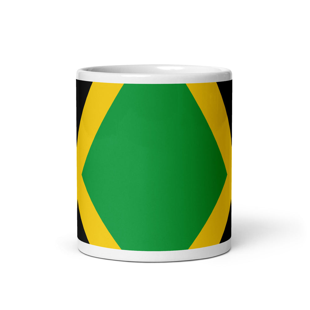 JAMAICA WHITE GLOSSY MUG