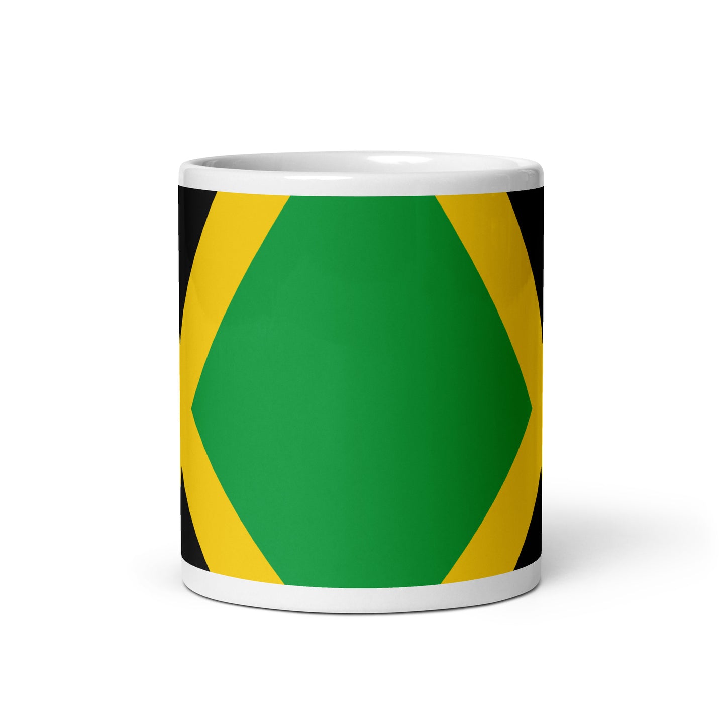 JAMAICA WHITE GLOSSY MUG