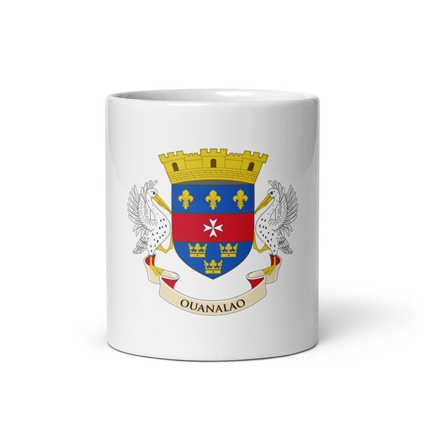 Saint Barthélemy White Glossy Mug