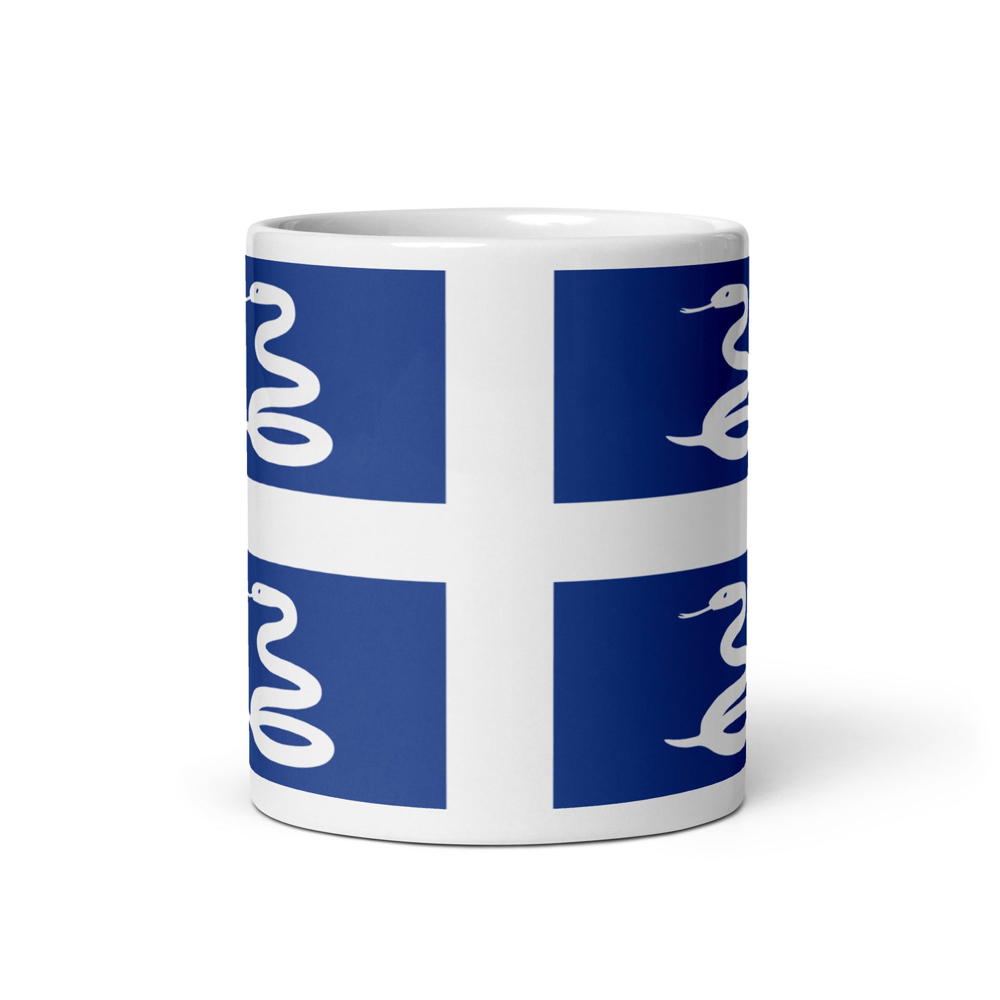 MARTINIQUE WHITE GLOSSY MUG