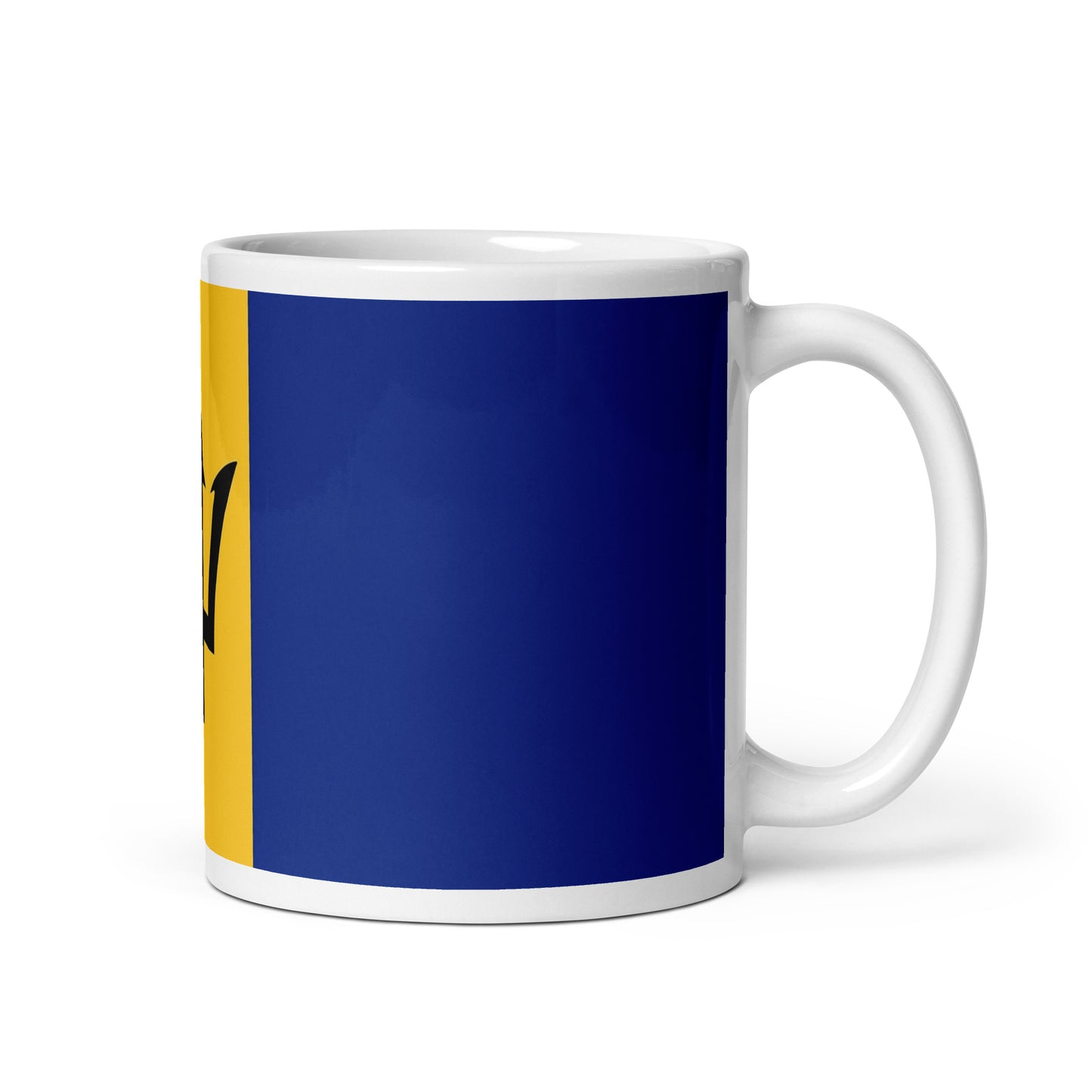 BARBADOS WHITE GLOSSY MUG