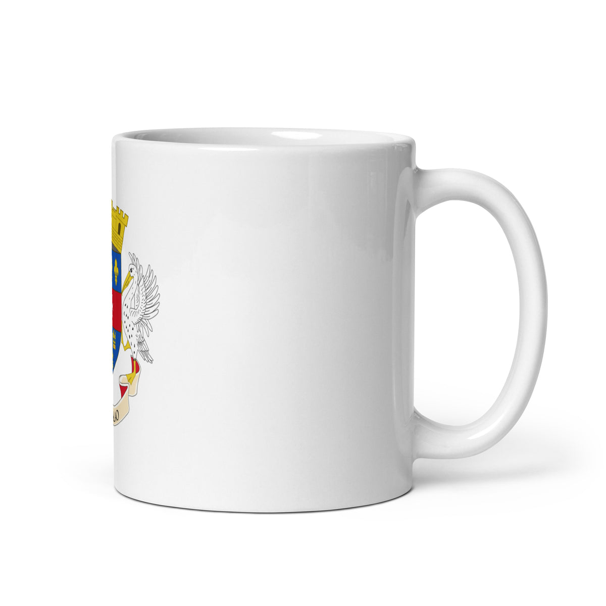 Saint Barthélemy White Glossy Mug