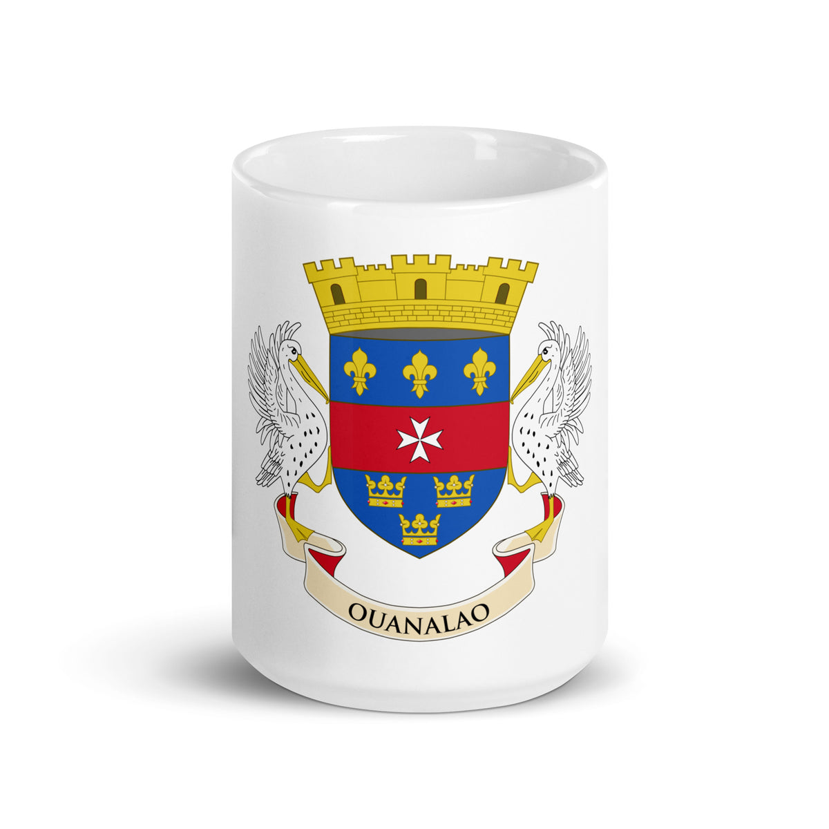 Saint Barthélemy White Glossy Mug