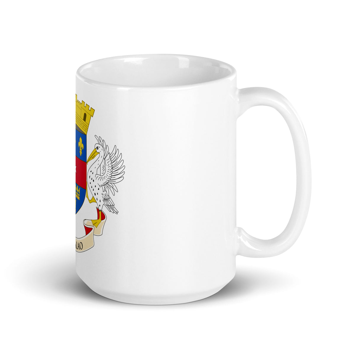 Saint Barthélemy White Glossy Mug