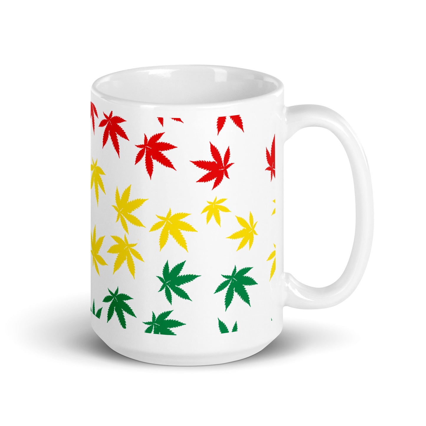 MARY JANE WHITE GLOSSY MUG